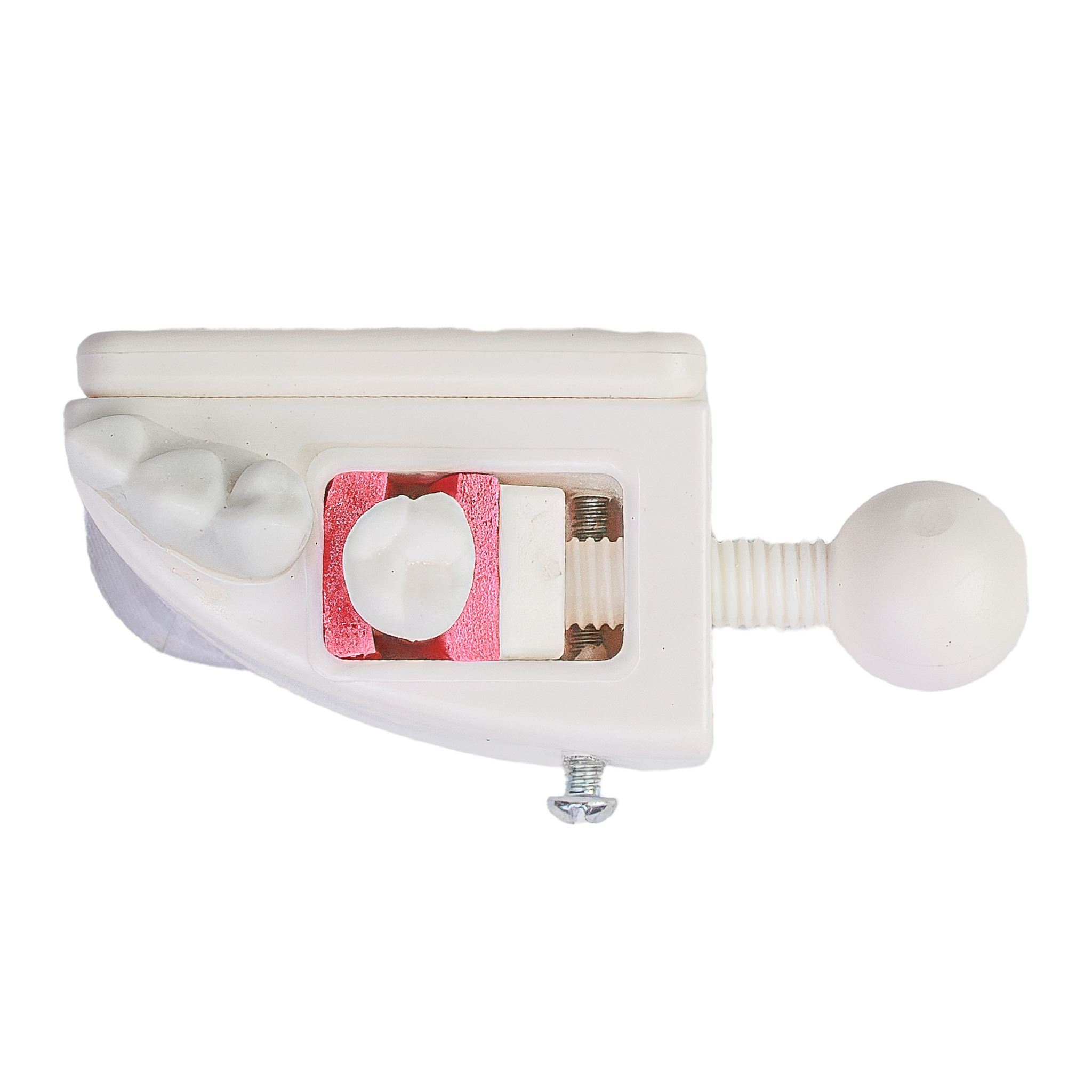 Endobase Orais com gaveta inferior aberta, mostrando o compartimento para filme radiográfico ou sensor digital de raio-X
